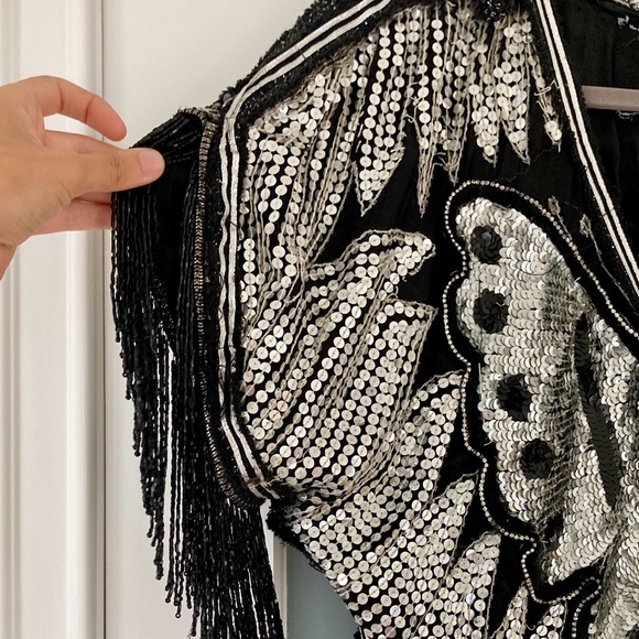 Vintage Customized 100%Silk Top - Picture 5 of 9